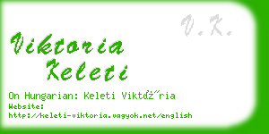 viktoria keleti business card